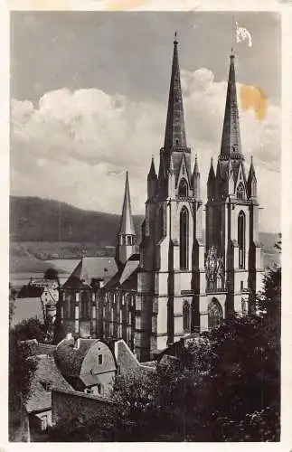 L218 Deutschland Marburg St Elisabethkirche Kirche RPPC Vintage Postkarte