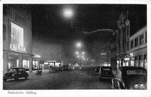 A130 Deutschland 1958 Neumünster Kuhberg Autos Kapitol Oldtimer Postkarte