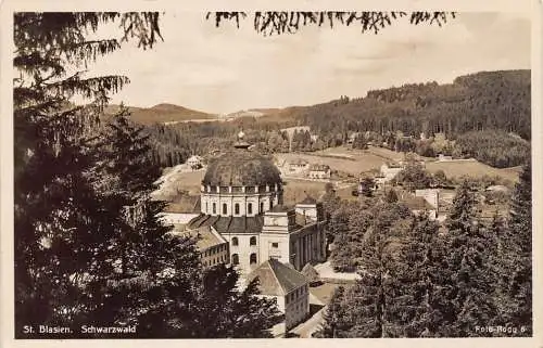 L158 Deutschland 1935 St. Blasien. Schwarzwald Vintage Postkarte