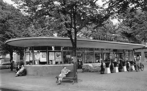 A131 Deutschland 1956 Gevelsberg Nigeria Restaurantbänke Reklame Plakate Postkarte