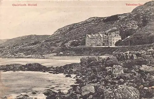 A949 Schottland 1904 Gairloch Hotel Vintage Postkarte