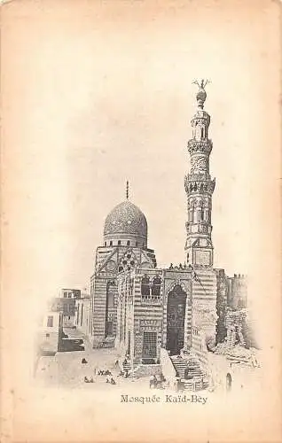 A955 Ägypten Moschee Kaid Bey Vintage Postkarte