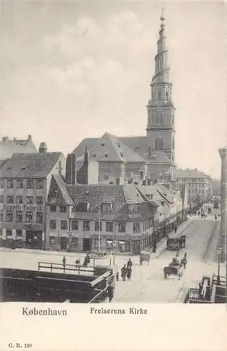 C045 Dänemark Kopenhagen Frelserens Kirke Vintage Postkarte