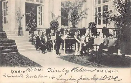 C045 Dänemark Kopenhagen Hotel 1906 Vintage Postkarte