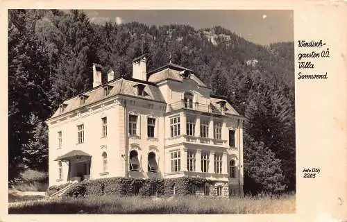 C042 Österreich, Windisch Garsten Villa Vintage Postkarte