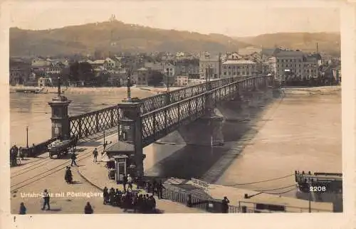 C042 Österreich, Urfahr Linz mit Poestlingberg Vintage Postkarte