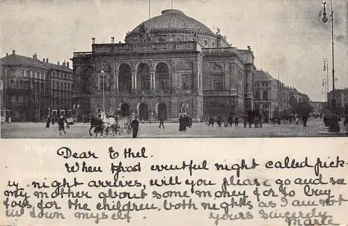 C045 Dänemark Kopenhagen Schloss 1902 Vintage Postkarte