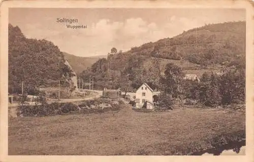 C048 Deutschland Solingen Wuppertal Vintage Postkarte
