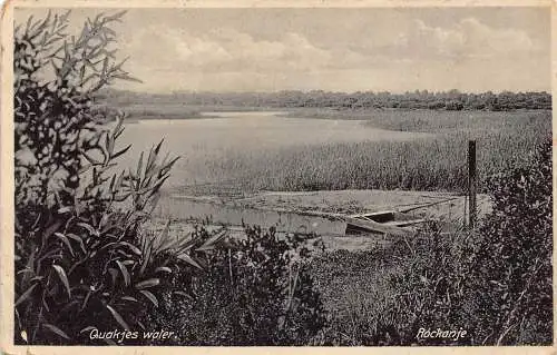 Niederlande Quakjes Wasser Rockanje See Vintage Postkarte
