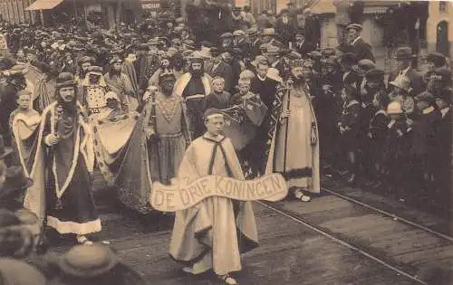 C047 Belgien Brügge Prozession du St. Sang Les Mages Vintage Postkarte