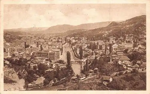 A959 Bosnien und Herzegowina Sarajevo 1928 Naklada knjizare Leon Finzi Postkarte