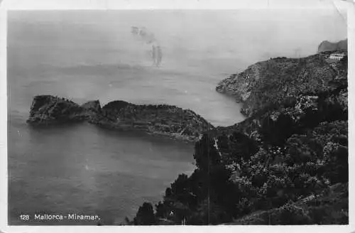 A958 Spanien 1932 Mallorca Miramar RPPC Vintage Postkarte