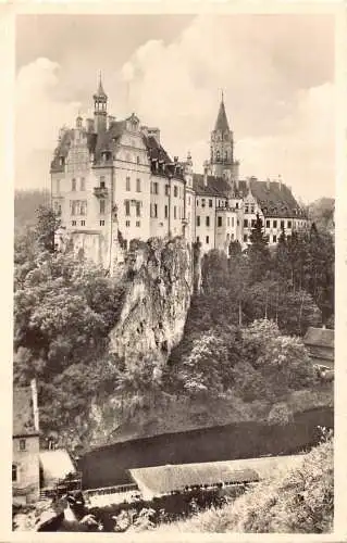 Deutschland Schloss Sigmaringen Schloss RPPC Vintage Postkarte