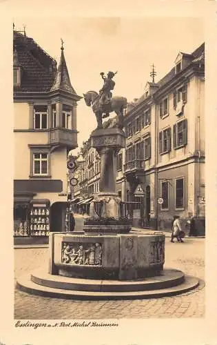 L214 Deutschland Esslingen a N Post Michel Bruennen Brunnen Vintage Postkarte