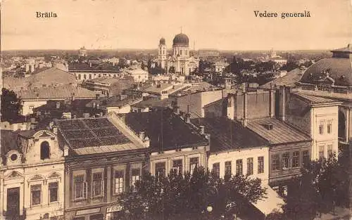 L037 Rumänien Braila 1918 Gesamtansicht Feld Vintage Postkarte