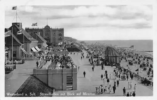 L107 Deutschland 1931 Westerland a Sylt Echtfoto Postkarte