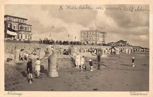 L107 Deutschland 1930 Norderney Postkarte