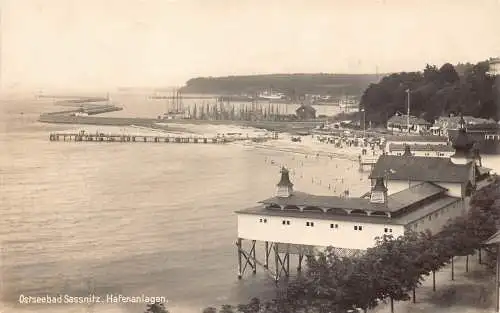 L107 Deutschland Ostseebad Sassnitz Echtfoto Postkarte