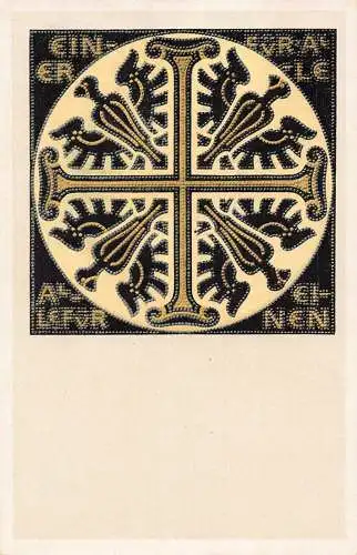 L108 Deutschland WWI Propaganda Vintage Postkarte