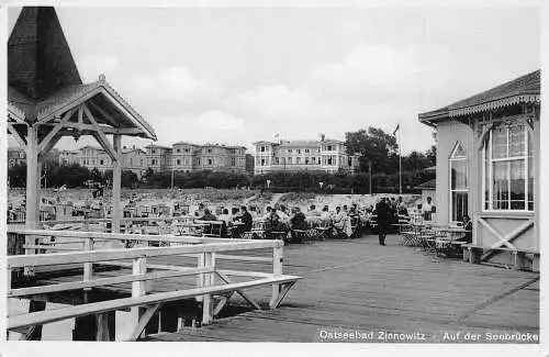 L107 Deutschland 1937 Ostseebad Zinnowitz Postkarte