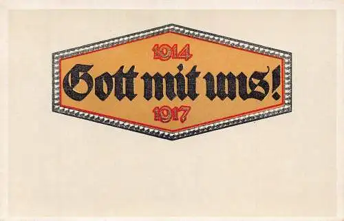 L108 Deutschland WWI Propaganda Vintage Postkarte