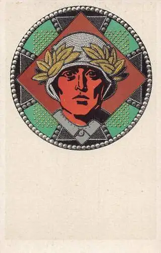 L108 Deutschland WWI Propaganda Militaria Vintage Postkarte