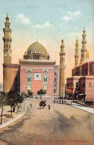 L384 Ägypten Kairo Die Moschee von Sultan Hassan Vintage Postkarte