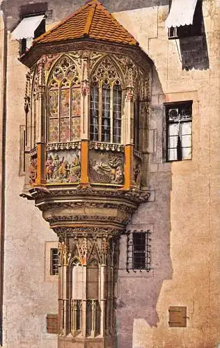 Deutschland Nürnberg Der Erker am Pfarrhaus St Sebald Vintage Postkarte