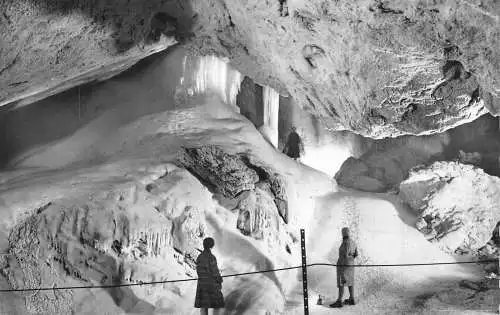 Österreich Eisriesenwelt Höhle Werfen Salzburger Höhle RPPC Vintage Postkarte