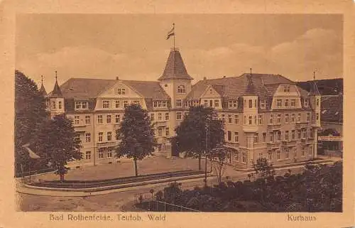 Deutschland Bad Rothenfelde TW Kurhaus Vintage Postkarte