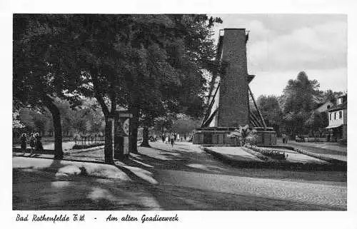 Deutschland Bad Rothenfelde TW Am Alten Gradierwerk Vintage Postkarte
