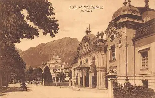 Deutschland 1924 Bad Reichenhall Kurhaus alte Postkarte