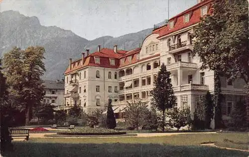 Deutschland 1942 Bad Reichenhall Kurhaus Axelmanstein Vintage Postkarte