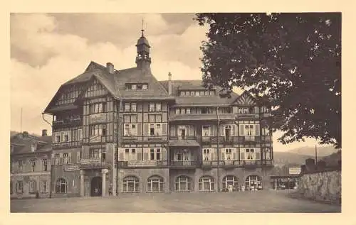 Deutschland Schwarzburg Thür Wald Ernst Thaelmann Heim RPPC Vintage Postkarte