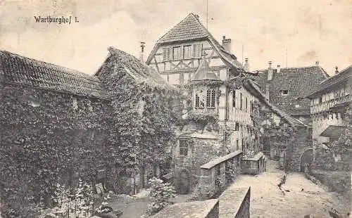 Deutschland 1906 Wartburghof alte Postkarte