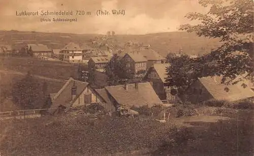 Deutschland Luftkurort Schmiedefeld Thür Wald 720m Vintage Postkarte