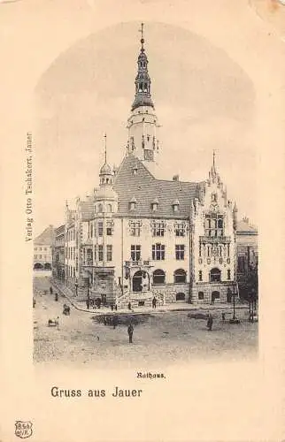 Polen Gruss aus Jauer Jawor Vintage Postkarte