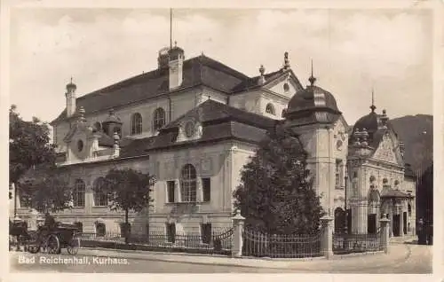 Deutschland 1933 Bad Reichenhall Kurhaus RPPC Vintage Postkarte
