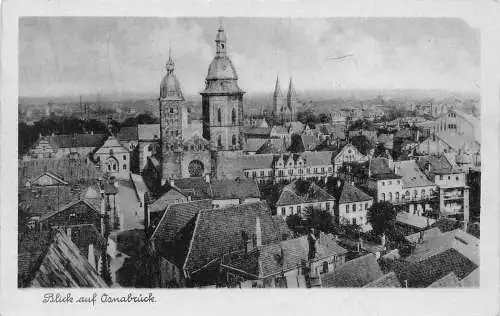 Deutschland 1944 Blick auf Osnabrück alte Postkarte