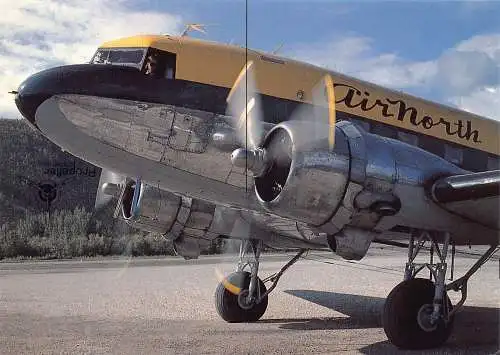 A156 Flugzeug Airnorth Canada Airline Douglas DC-3 Postkarte