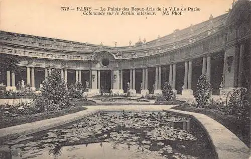 C059 Frankreich Paris Le Palais des Beaux arts de la Ville de Paris Vintage Postkarte