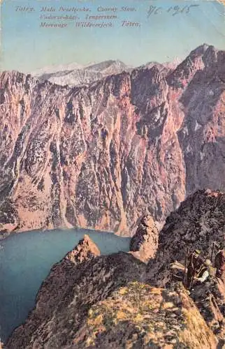 A152 Slowakei Der Lange Tatrasee Tatra Vintage Postkarte