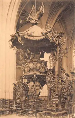 C055 Belgien Anvers La Chaire de la Cathedrale Vintage Postkarte