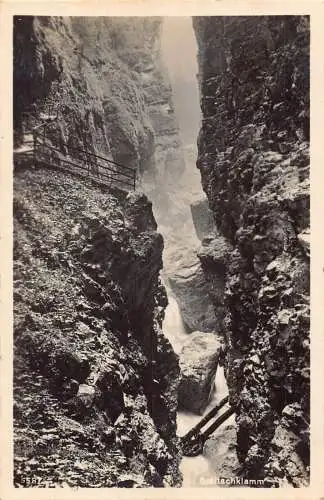 A148 Deutschland 1936 Breitachklamm Oberstdorf Tlefenbach Bayr Allgäu Postkarte