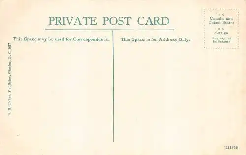 A963 Kanada Illecillewaet Valley Passepartout Private Mailing Card Postkarte