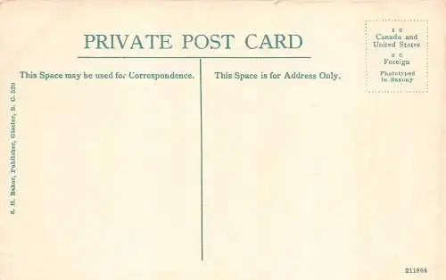 A963 Kanada Great Glacier Mountaineer Passepartout Private Mailing Card Postkarte