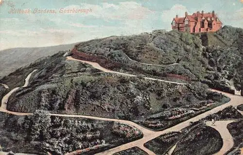 A945 England Scarborough Holbeck Gardens Vintage Postkarte