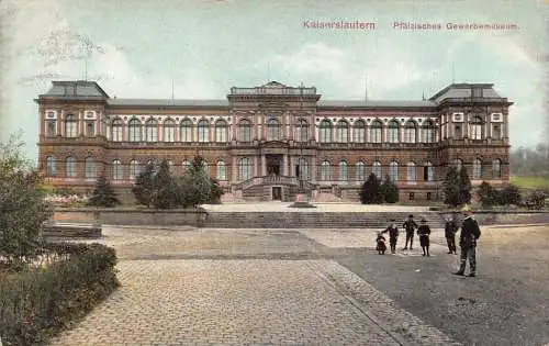 A166 Deutschland 1910 Kaiserslautern Pfaelzisches Gewerbemuseum Vintage Postkarte