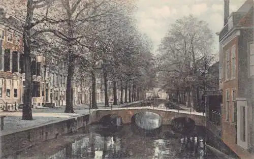 L259 Niederlande Gravenhage Nieuwe Uitleg Vintage Postkarte