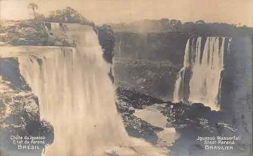 L251 Brasilien Chûte du Iguassú Etat du Paraná BRÉSIL Postkarte